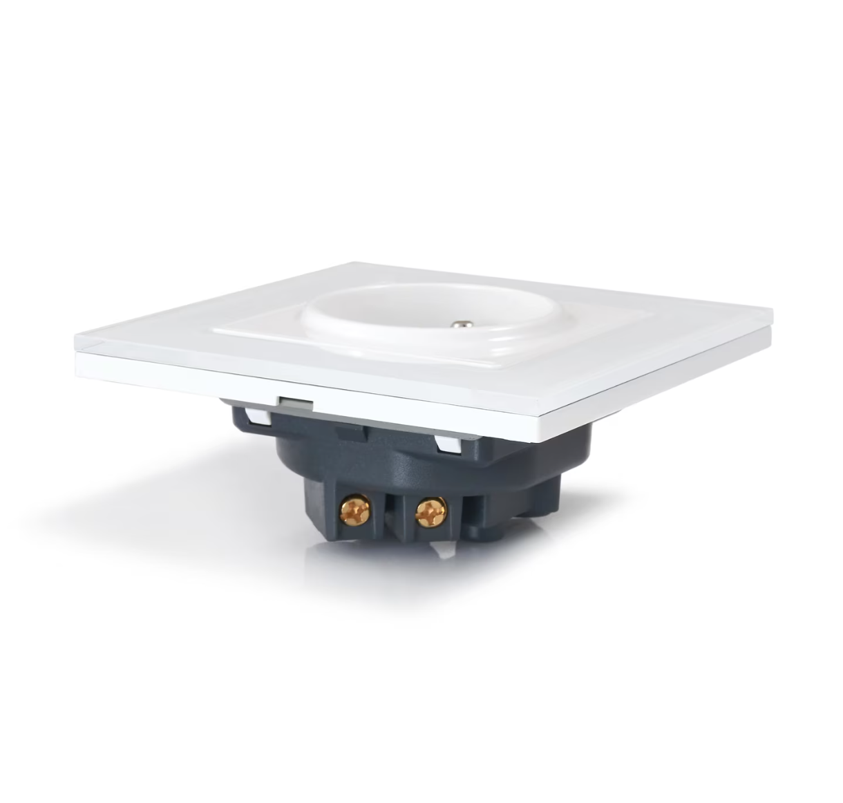 Priza cu impamantare, Zola®, rama de sticla, 110-250 v, 16 A, IP20, 8.5x8.5 cm, alb Priza cu impamantare, Zola®, rama de sticla, 110-250 v, 16 A, IP20, 8.5x8.5 cm, alb